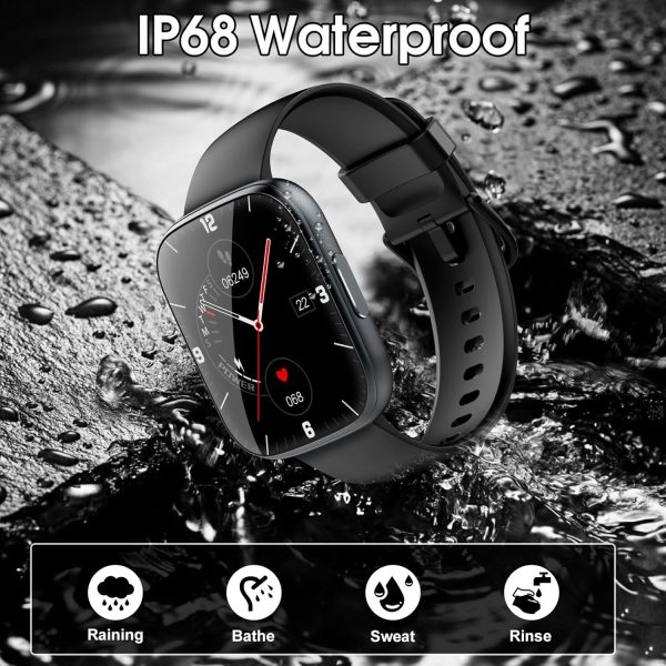 Smart Watch for Men Women, 1.96"HD Smartwatch (Answer/Make Call) with Heart Rate/Sleep Monitor/Pedometer/Spo2, 2025 New Fitness Watch 113+ Sport Modes, IP68 Waterproof Activity Tracker for Android iOS - Image 6